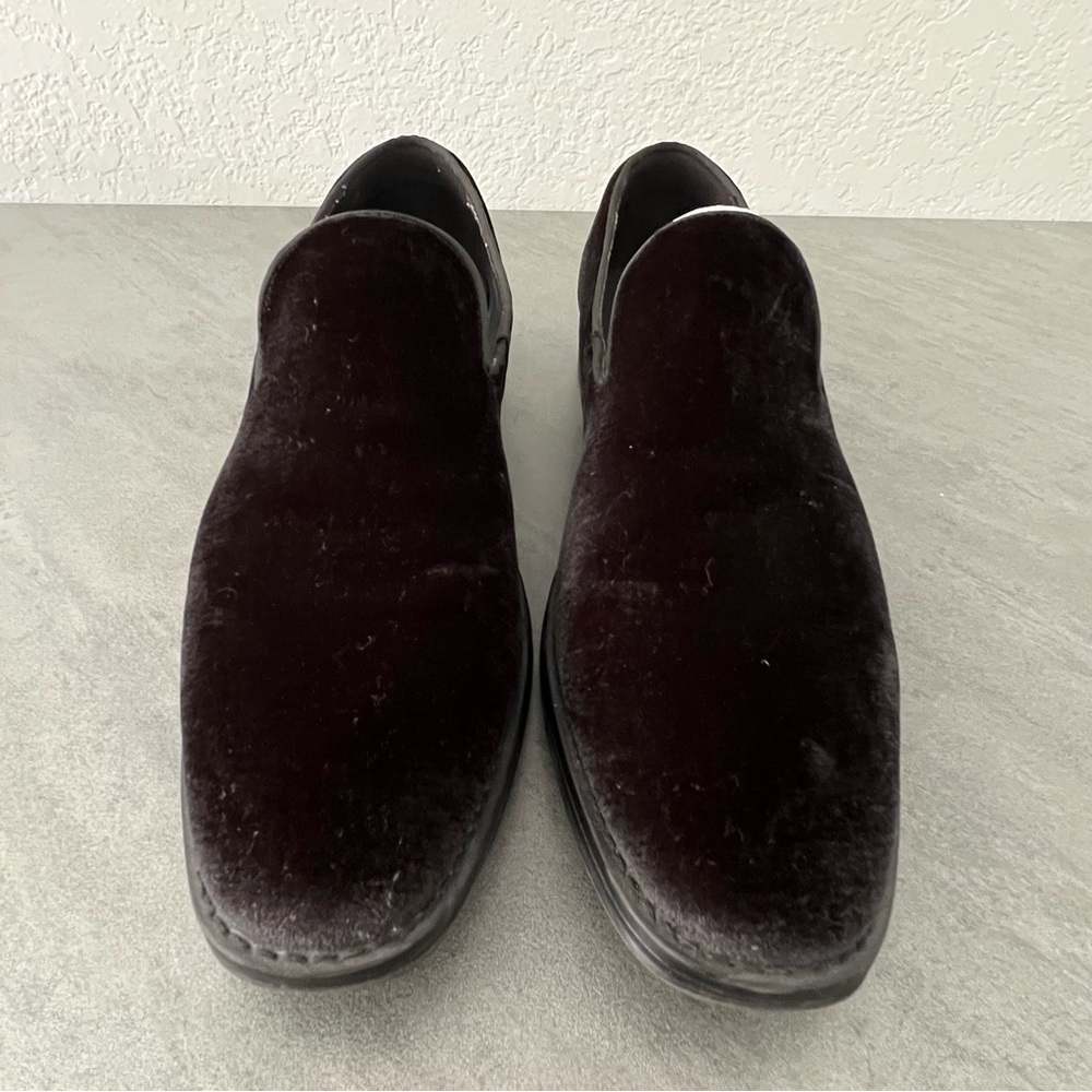 Madden With Ortholite Black Velvet Slip On Loafers Shoes - Men’s Size 11 - Picture 3 of 9